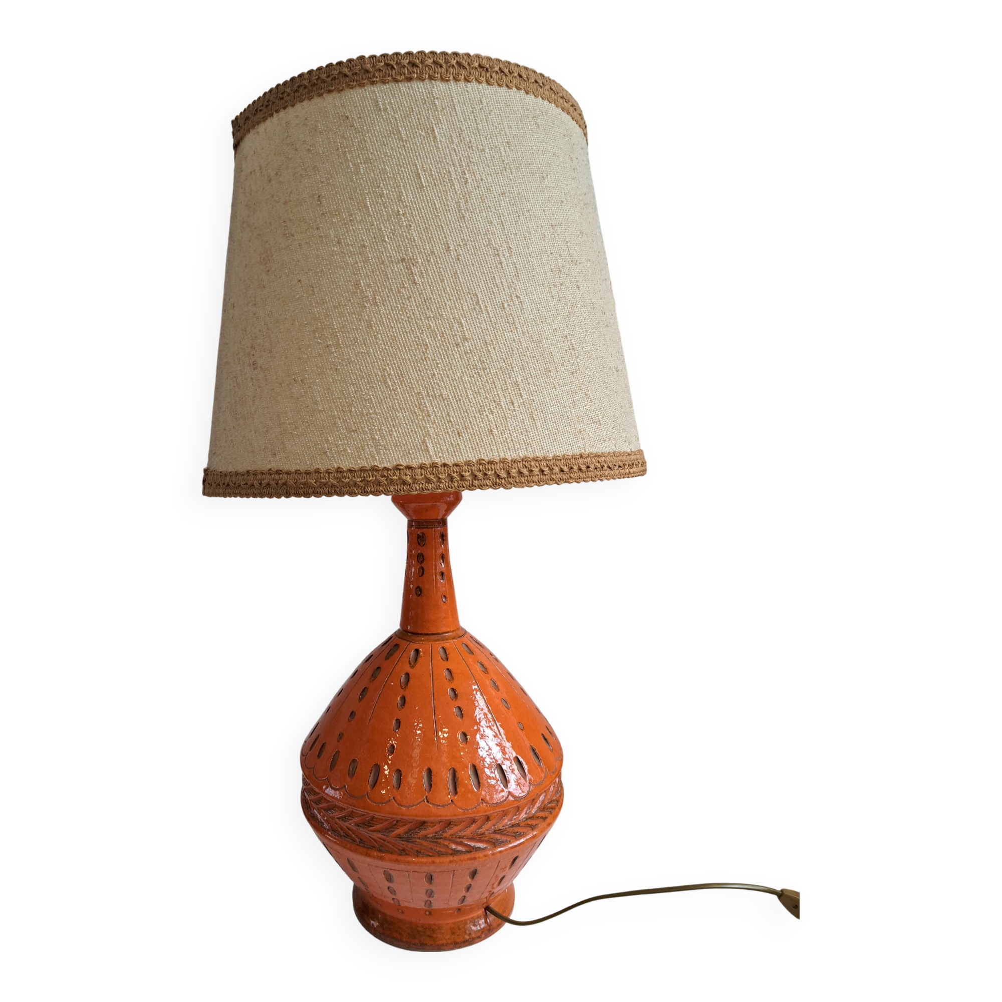 Italian ceramic lamp from the 70s