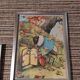 Set of 5 illustrations framed in glass the Fables of La Fontaine