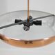 Lustre Bauhaus / Fonctionnaliste en Cuivre UFO, années 1930