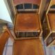Regain elm and leather chairs