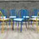 7 Mallet Stevens school chairs