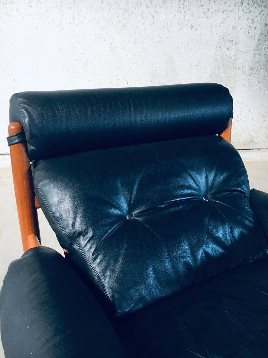 Scandinavian lounge chairs attributed to Eric Merthen for Ire Möbler, Sweden, 1960s, set of 2.