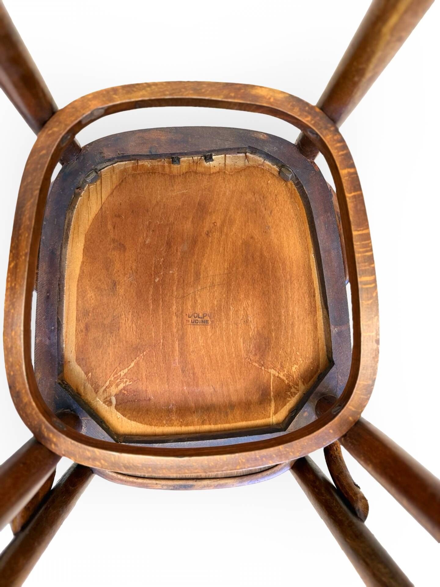 Set of six Authentic antique bentwood chairs, Antonio Volpe