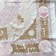 Vintage hand-embroidered tablecloth 136x143 cm