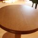 Solid oak wood plant stand, vintage from the 1950s, rare collectors item