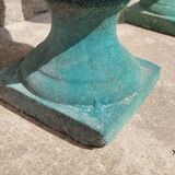 Pair of Medici Vases in old reconstituted stone 1950s