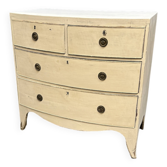 Commode antique peinte