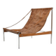 Grand Leather Lounge Chair 'Bequem' by Stig Poulsson c.1970