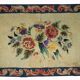 Handmade antique American hooked rug 67cm x 103cm 1900s - 1B499