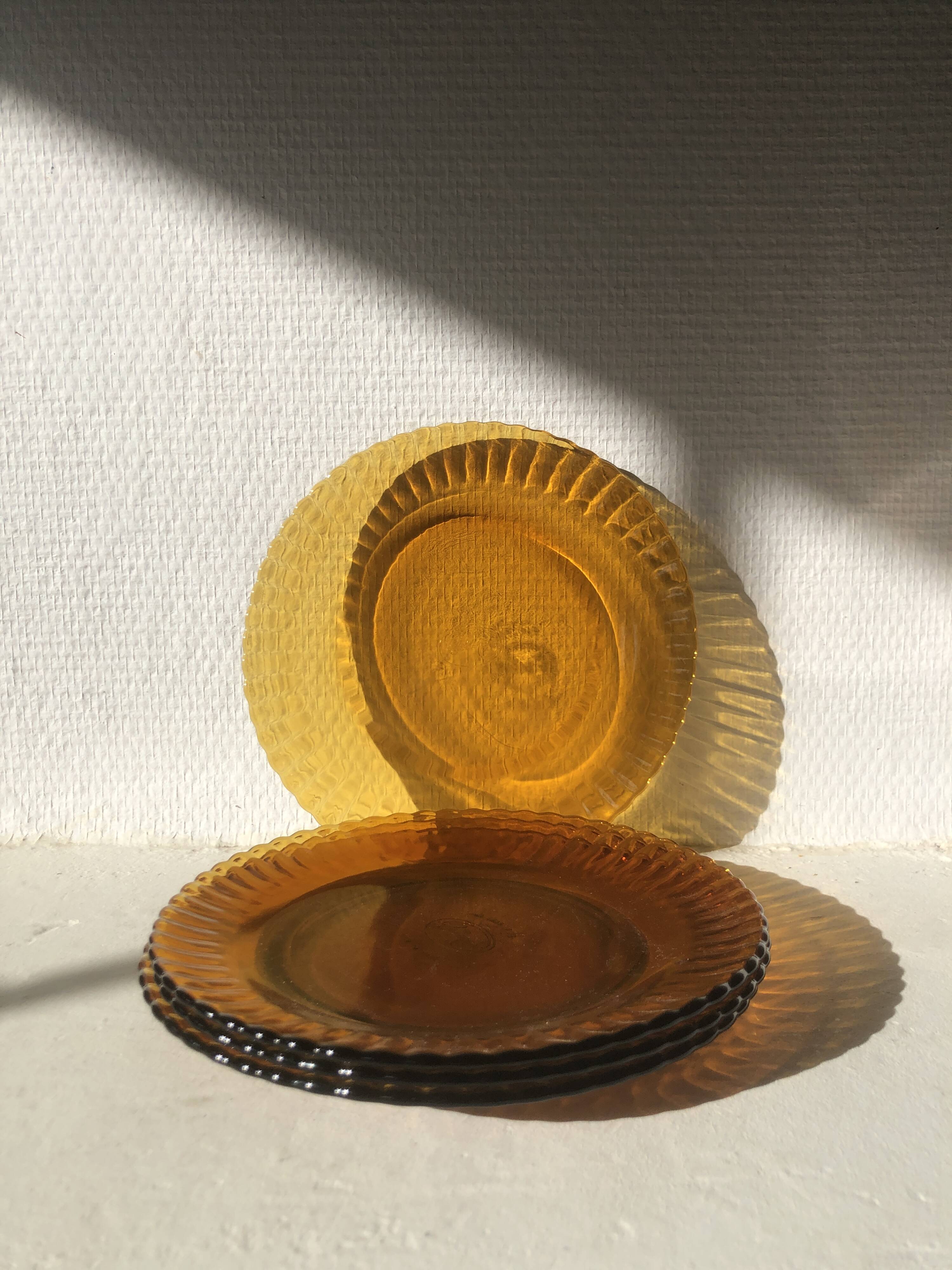 Colorex dessert plates