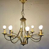 Brass chandelier 70/80