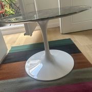 Pseudo Knoll gueridon green marble