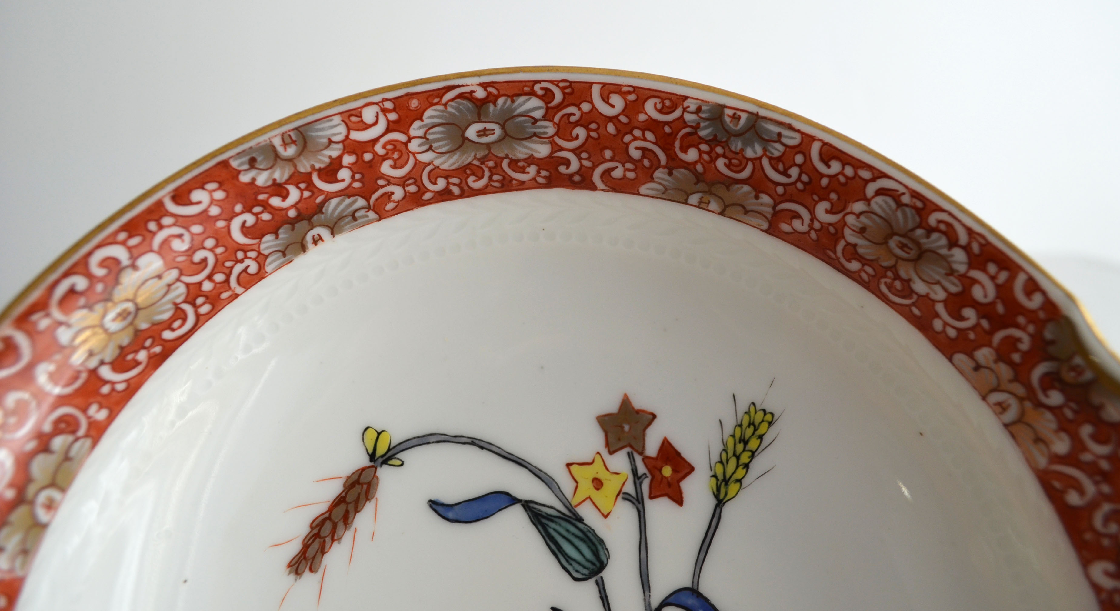 Cups and bowl in haviland porcelain