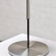 Italian table lamp in metal and opal glass, 1960s