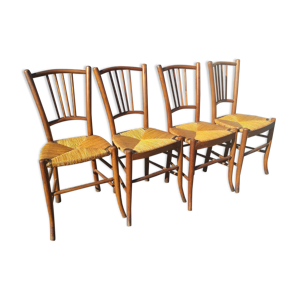 Série de 4 chaises de