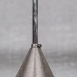 Opaline Mid-Century French Conical Pendant Light