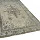 Tapis vintage en laine surteinte sculpté à la main 173 cm x 272 cm
