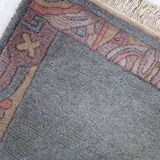 Tapis Vintage Khaden Tibétain en Laine (75cm x 136cm), Années 1970, Éléganc