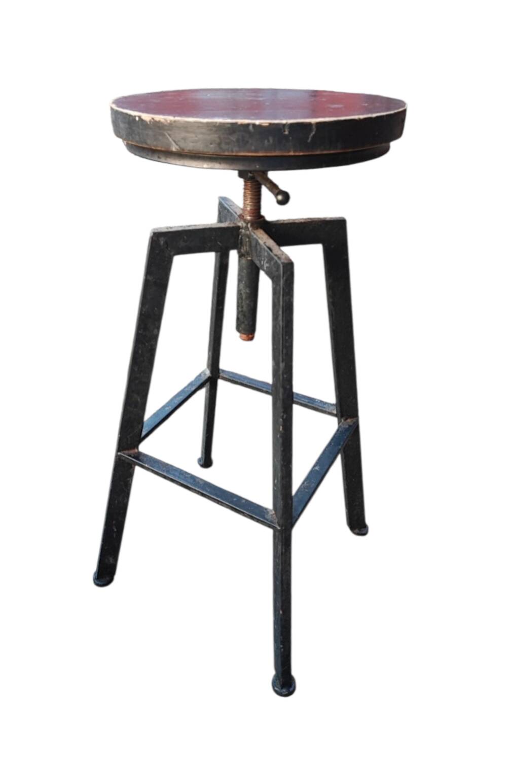 Adjustable industrial stool