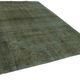 Hand-knotted anatolian antique 1970s 246 cm x 349 cm blue wool carpet
