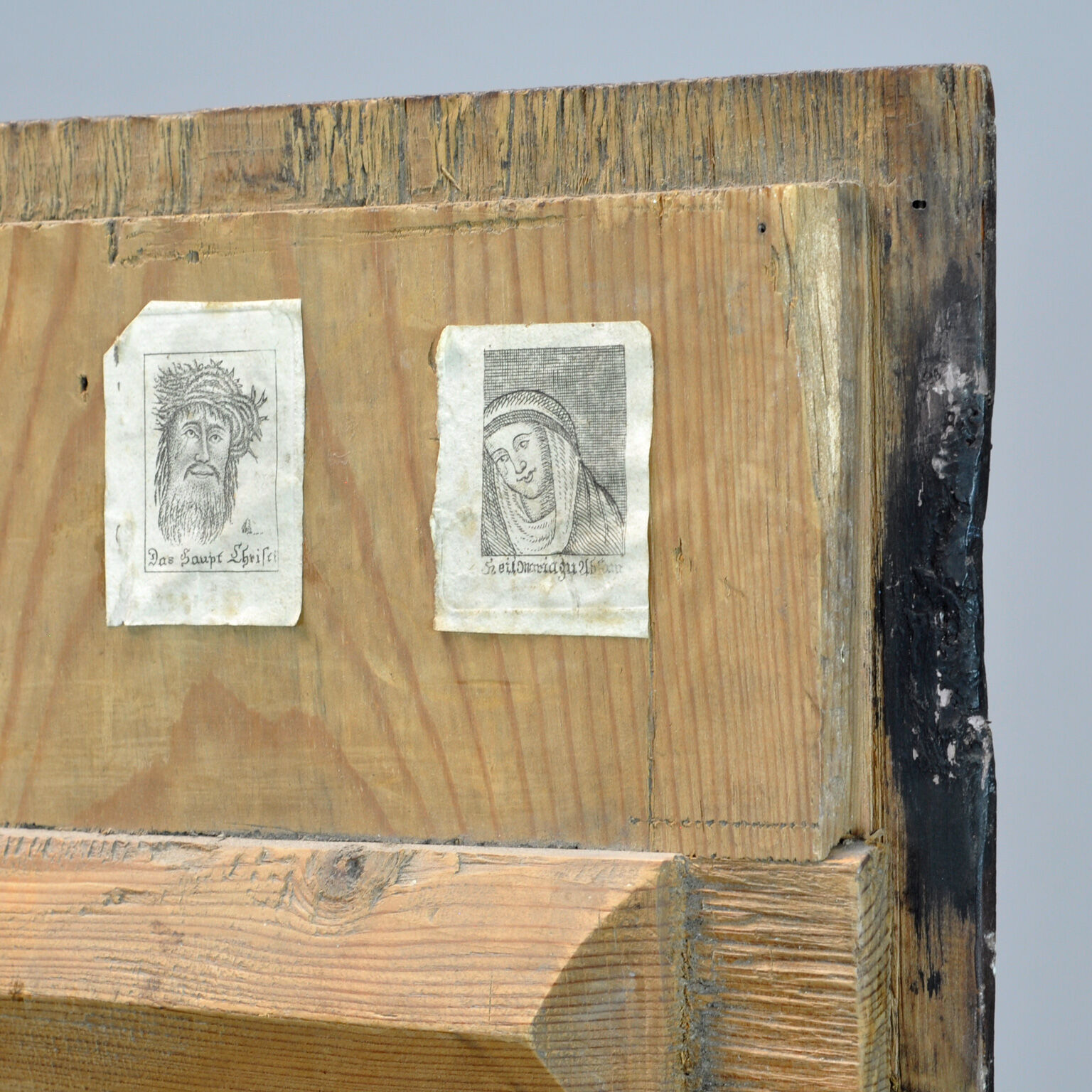 German hand painted cabinet from 1812