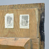 German hand painted cabinet from 1812