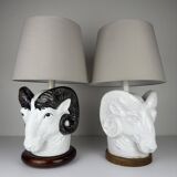 Vintage Italian table lamps, 1970s, set of 2