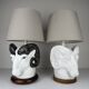 Vintage Italian table lamps, 1970s, set of 2