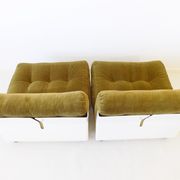 Ensemble de 2 chauffeuses de Mario Bellini 70s