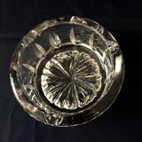 Cendrier en cristal taillé