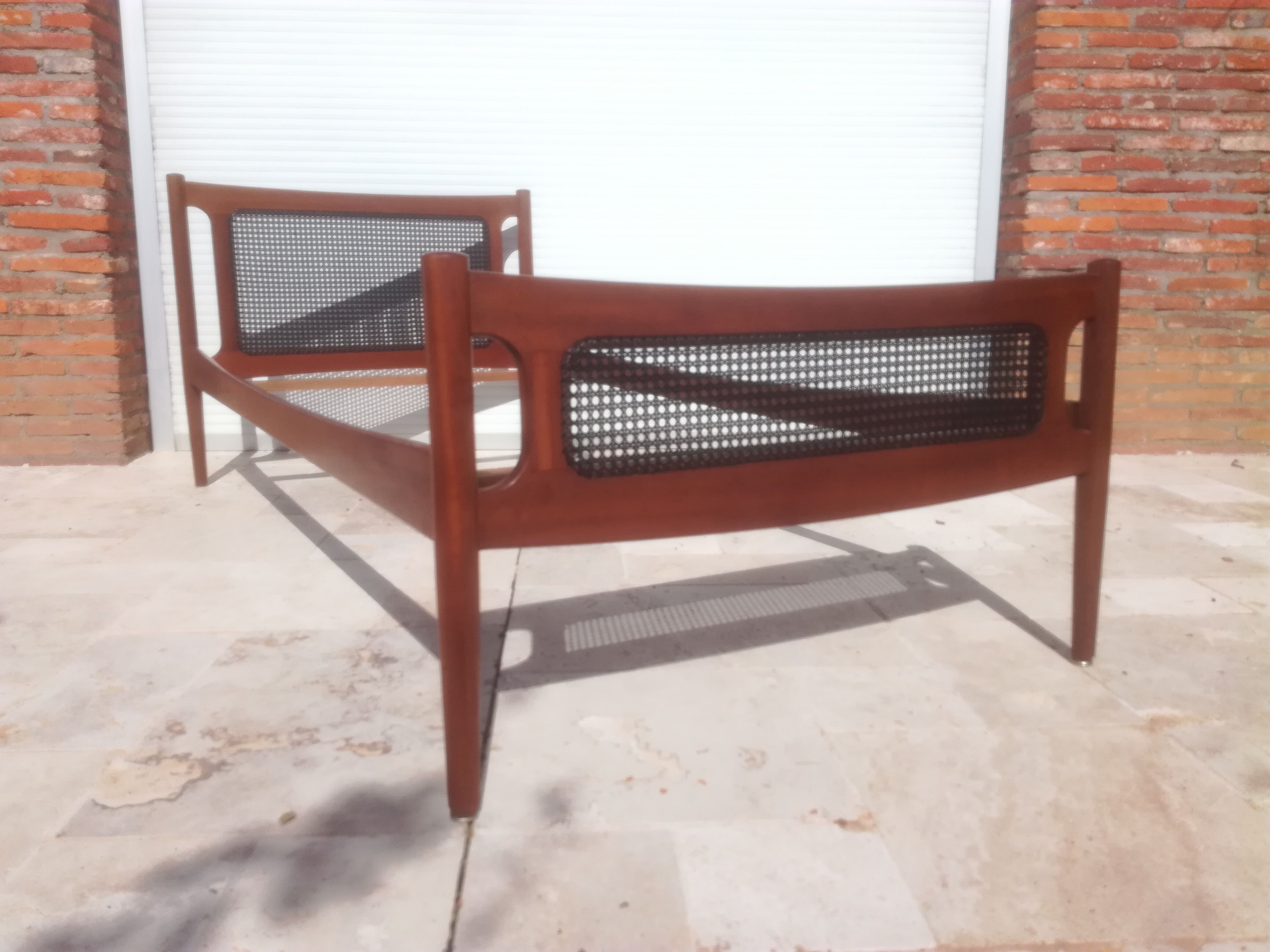 Scandinavian teak design bed