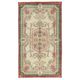Vintage Turkish Wool Rug. Hand-Knotted Accent Rug for Farmhouse and Country Home Decor