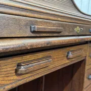 Bureau à cylindre en chêne