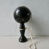 Bilboquet old lacquered black 18 cm