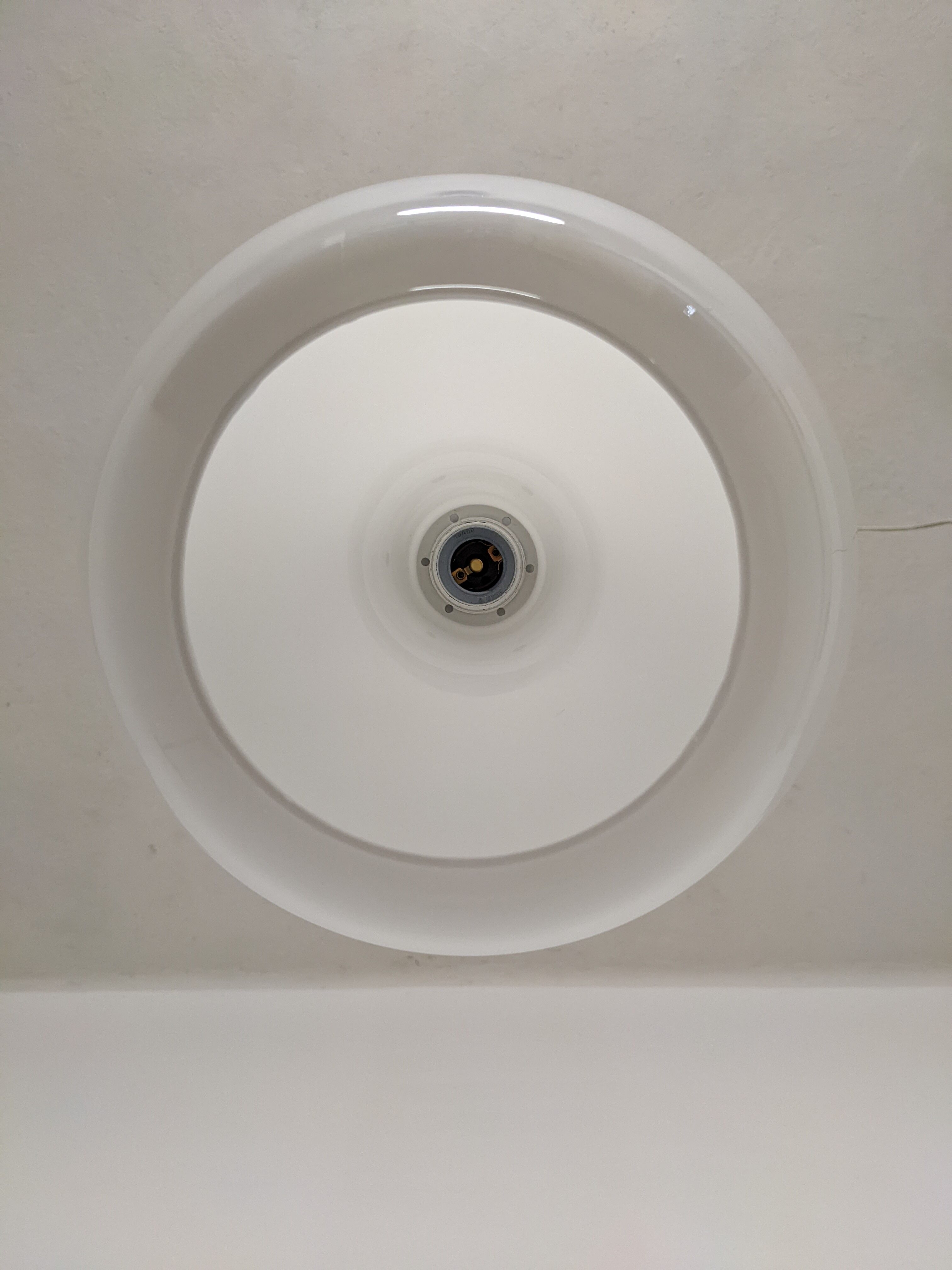 White opaline suspension from the 60s/70s