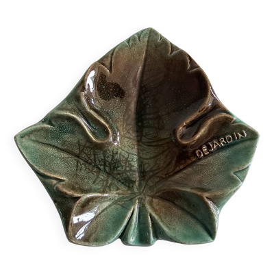 Vide poche, coupelle en céramique forme de feuille Dejardin - N Tréca Douai