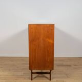 Mid-Century Teak High Sideboard, Denmark, 1960s