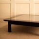 Wood and stainless steel coffee table