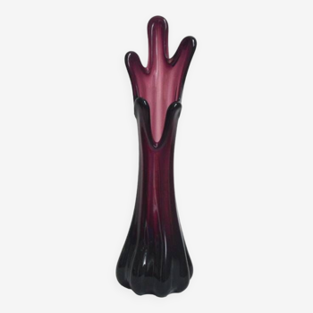 Vintage purple vase