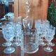 Glassware set, ice bucket, carafe, Baccarat crystal Capri model 20 pieces
