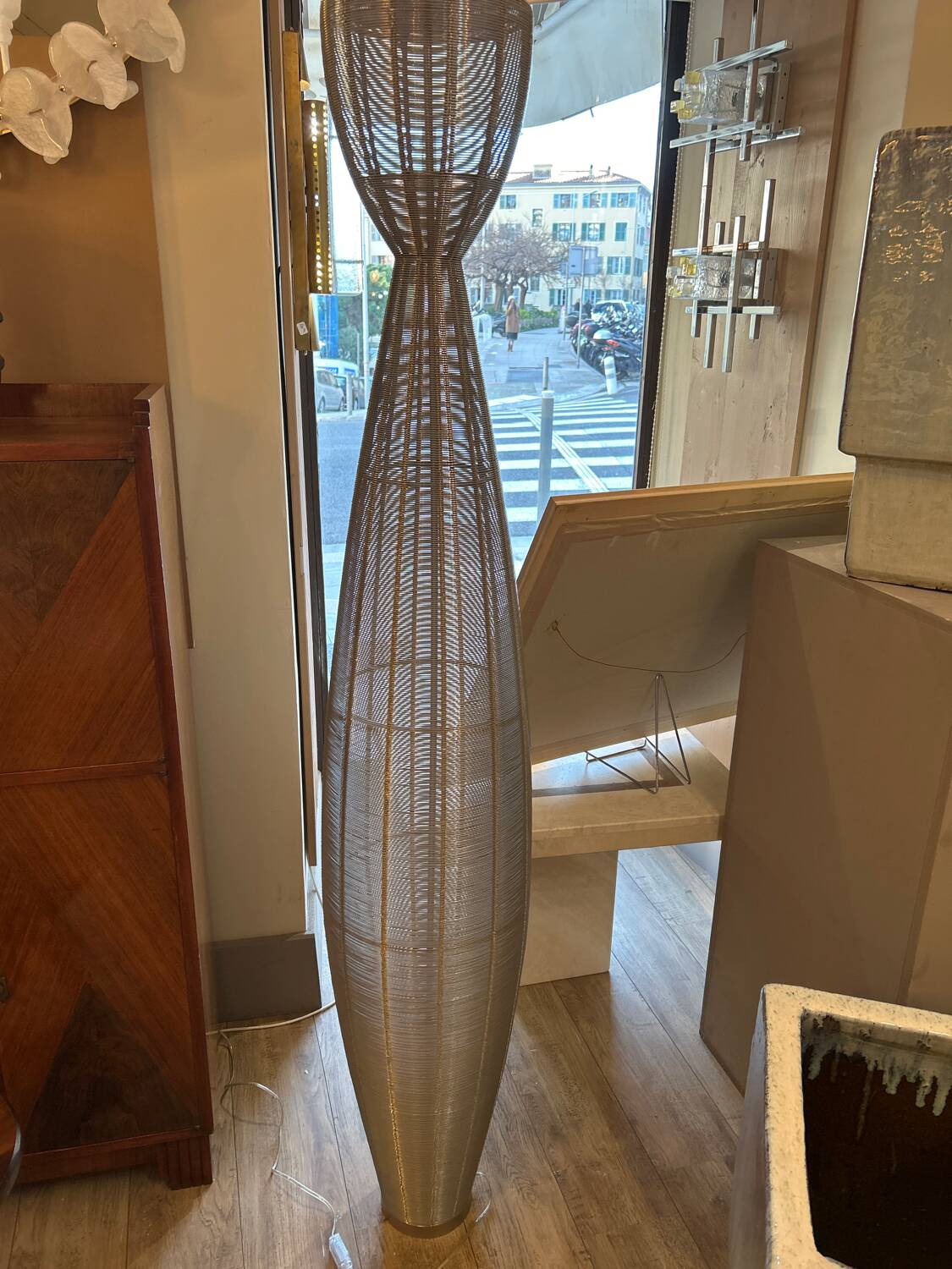 Steel light fixture, 1980