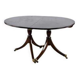 Table anglaise extensible en acajou du 20ème siècle