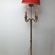 Vintage Louis XV style bronze tripod lamp