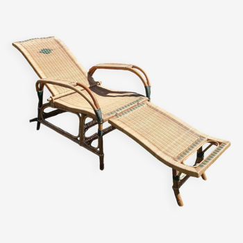 Rattan lounge chair called “Grand-Mère”