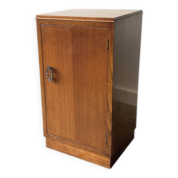 Vintage 1940’s bedside cabinet with decorative handle