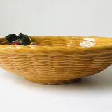 Rattan-style slip fruit bowl