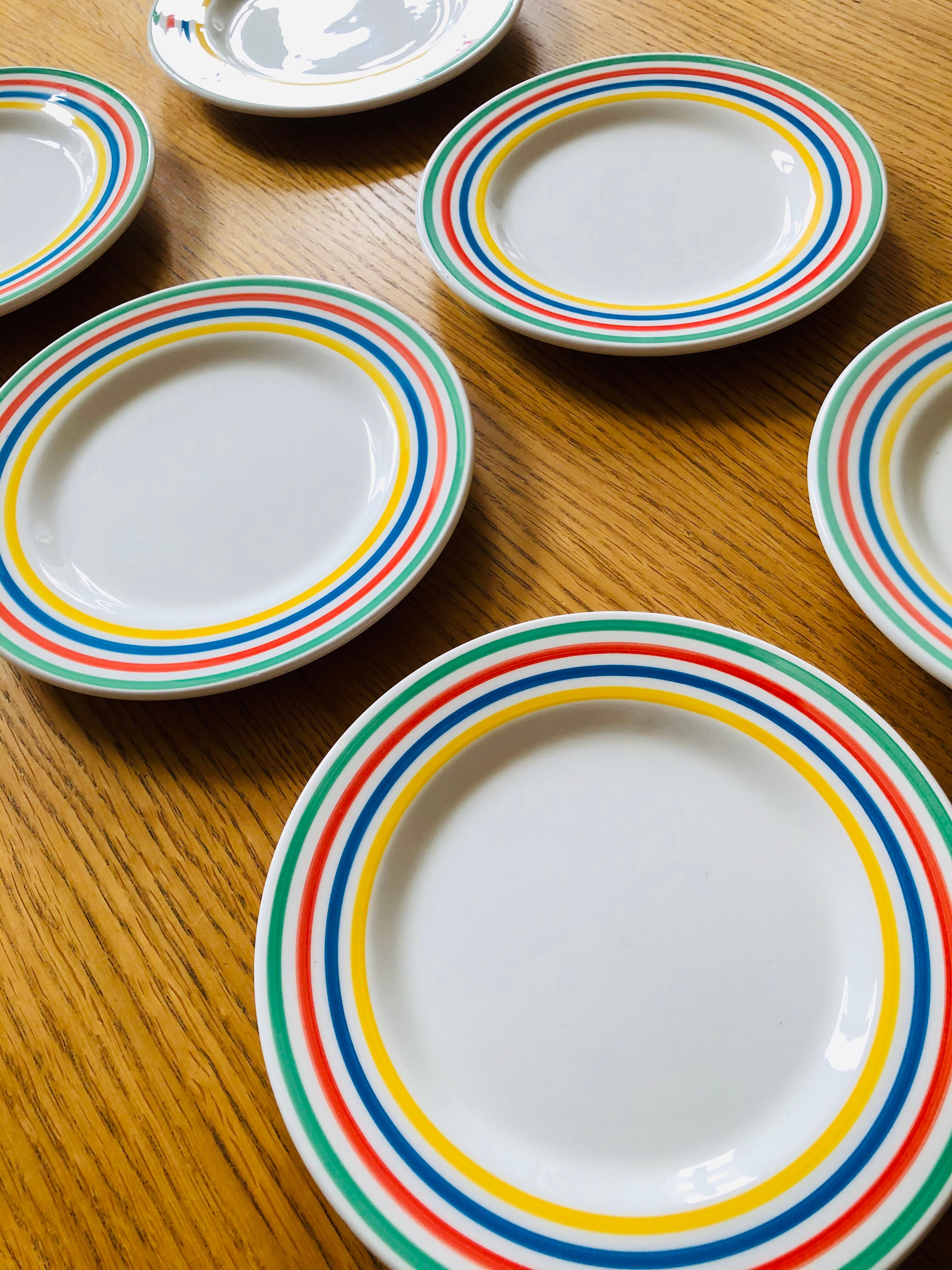 Lot of 6 Italian dessert plates 20cm