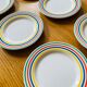 Lot de 6 assiettes à dessert italiennes 20cm