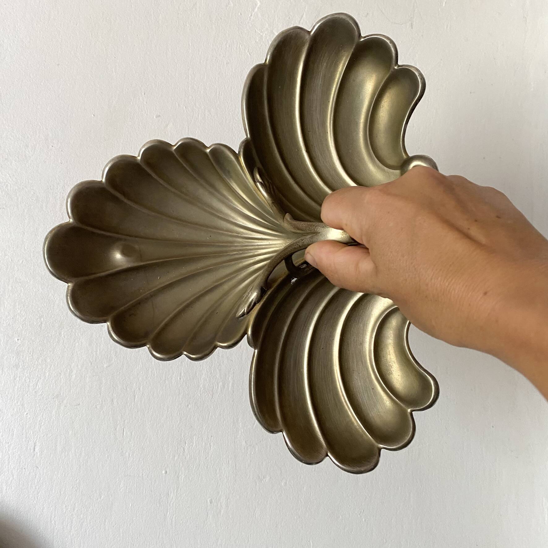 Art Nouveau silver-plated serving tray