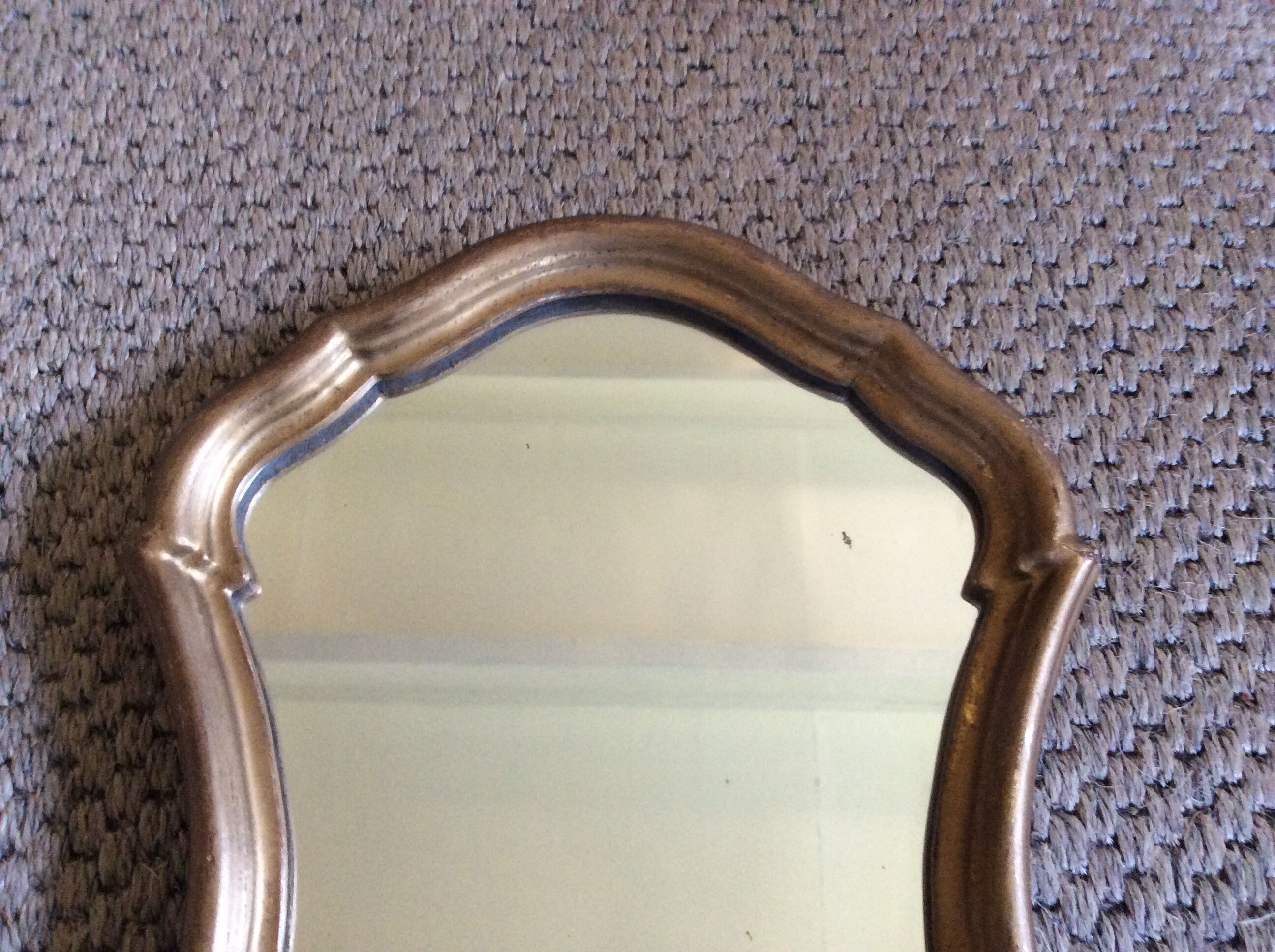 Gilded wooden mirror